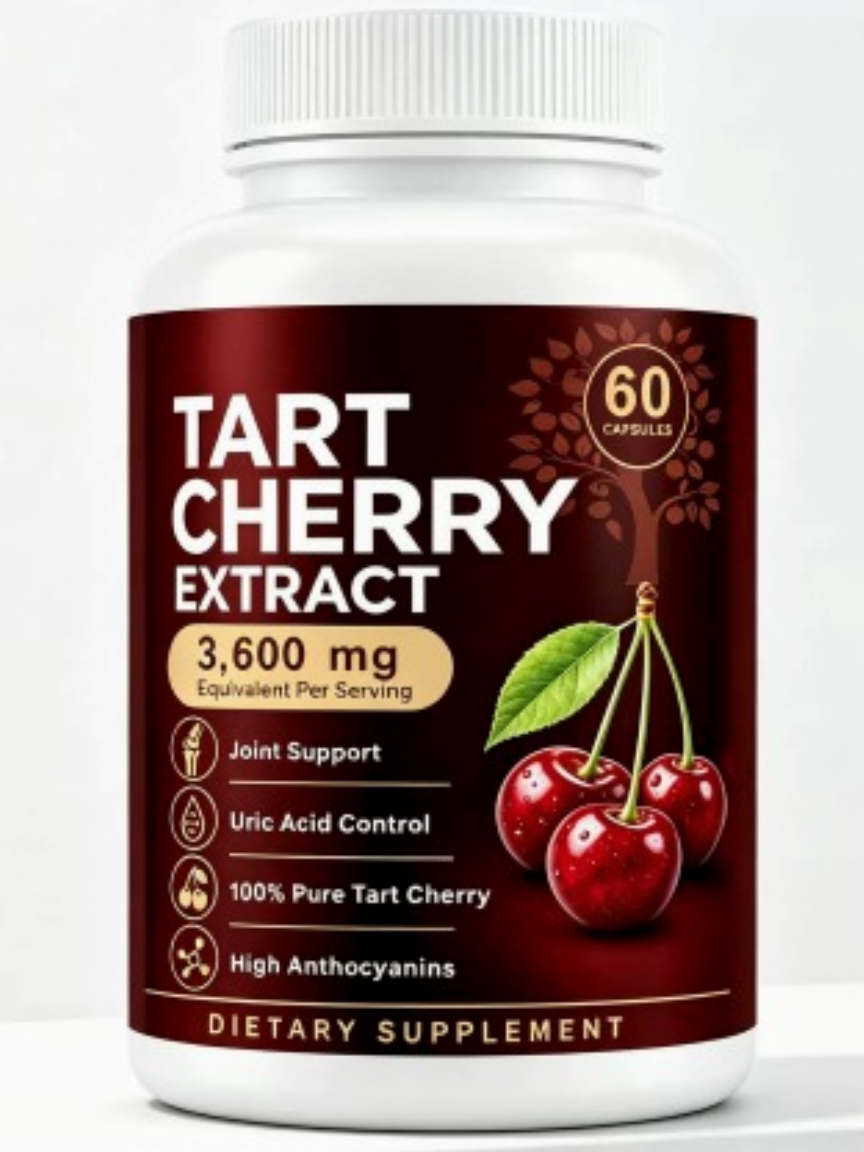Ravea Tart Cherry Extract 3,600mg — Joint, Uric Acid & Sleep Support
